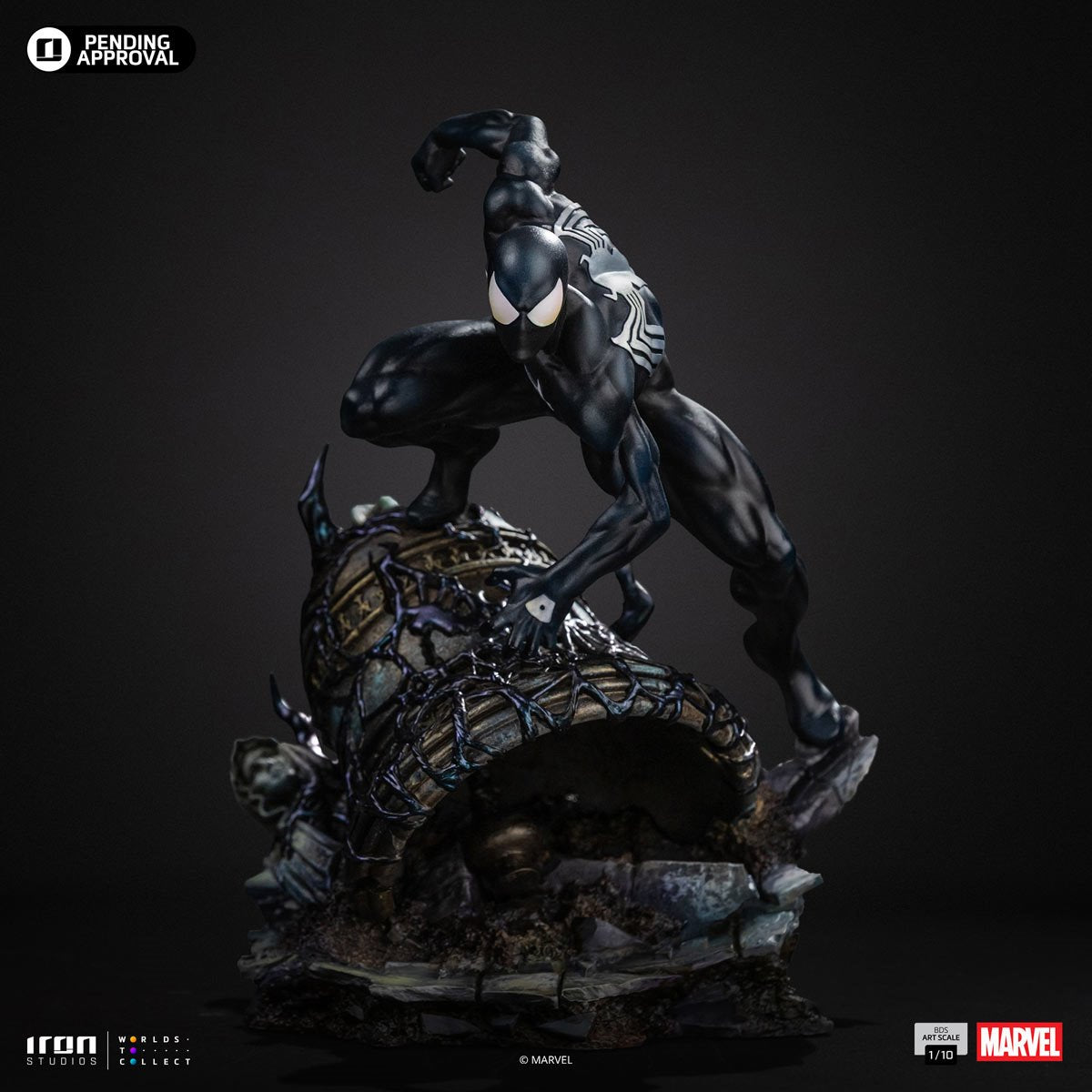 Spider-Man Black Suit Battle Diorama Series 1:10 Art Scale Limited Edition Statue