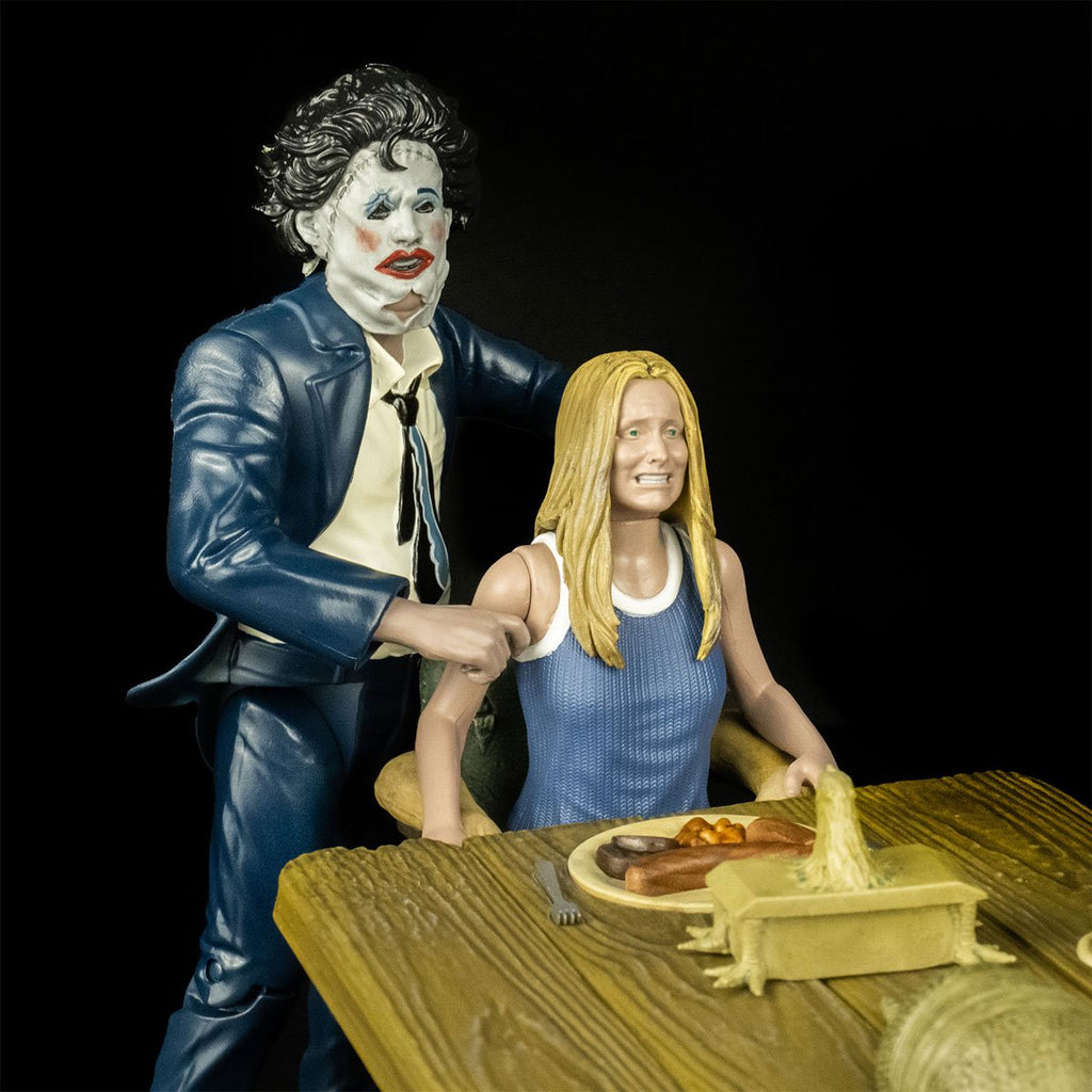 The Texas Chainsaw Massacre 5-Inch Action Figure and Dinner Scene Playset